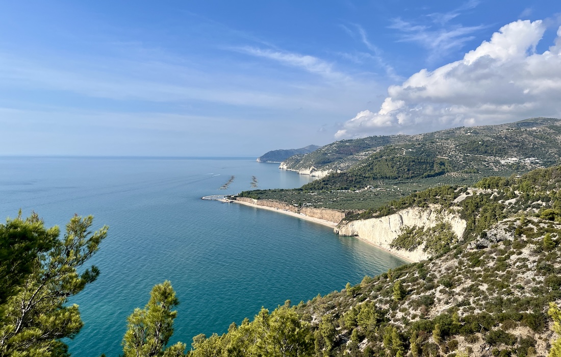 Puglia summer coastal view